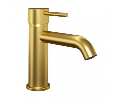 Смеситель для раковины PAINI Cox без донного клапана,, удлиненный излив, брашированное золото PVD (PJ) 78PJ205O 