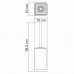 Щетка для унитаза WasserKRAFT  1037 Хром 