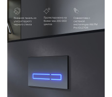 Клавиша для инсталляции AM.PM Touch Pro I0450A38 Черный глянцевый 