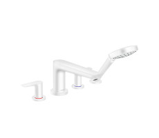 Смеситель для ванны Hansgrohe Talis E 71748700 белый матовый 