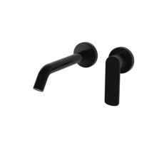 Смеситель для раковины встраиваемый, чёрный глянцевый PVD PAINI 09PQ208 Смеситель для раковины встраиваемый, чёрный глянцевый PVD PAINI 09PQ208