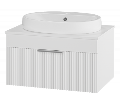 Тумба под раковину Brevita Enfida 70 подвесная (белая) ENF-06070-0141Я Тумба под раковину Brevita Enfida 70 подвесная (белая) ENF-06070-0141Я