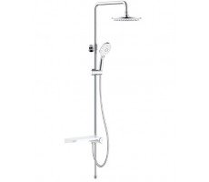 Душевой гарнитур с верхней лейкой белый IDDIS Ray RAYSW3Fi76 Душевой гарнитур с верхней лейкой белый IDDIS Ray RAYSW3Fi76