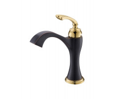 Смеситель для раковины Timo Unari 7501/04F black antique черный 