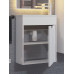 Тумба с раковиной для ванной подвесная Uperwood Modul 50х21х62 см, белая/графит 393020555 Тумба с раковиной для ванной подвесная Uperwood Modul 50х21х62 см, белая/графит 393020555