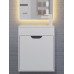 Тумба с раковиной для ванной подвесная Uperwood Modul 50х21х62 см, белая/графит 393020555 Тумба с раковиной для ванной подвесная Uperwood Modul 50х21х62 см, белая/графит 393020555