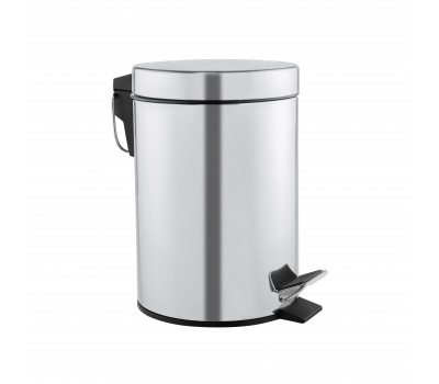 Ведро для мусора с педалью и крышкой Mediclinics PP1321C сталь 