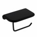 Бумагодержатель с полкой для телефона ABBER Nord AA1530B черный матовый  Бумагодержатель с полкой для телефона ABBER Nord AA1530B черный матовый