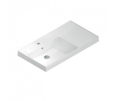 Раковина на тумбу La Fenice Cubo CU.NN.90L, чаша слева  Раковина на тумбу La Fenice Cubo CU.NN.90L, чаша слева