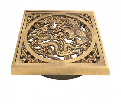 Решетка BRONZE DE LUXE "Дракон" для трапа 21986 бронза 