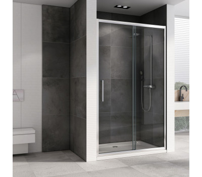 Душевая дверь ABBER Schwarzer Diamant AG30150H хром 