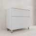 Тумба напольная Style Line ЛИМА 90 эмаль c раковиной LINE 90 2 ящика PLUS белый матовый 
