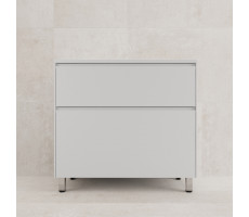 Тумба напольная Style Line ЛИМА 90 эмаль c раковиной LINE 90 2 ящика PLUS белый матовый 