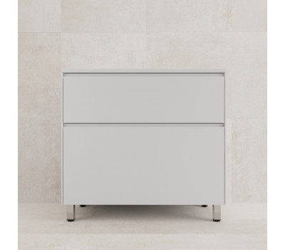 Тумба напольная Style Line ЛИМА 90 эмаль c раковиной LINE 90 2 ящика PLUS белый матовый 