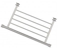 Полка Сунержа прямая 4П д 370 материал-нержавеющая сталь цвет-сатин 071-2012-4370 