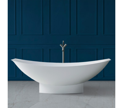 Ванна из искусственного камня ABBER Stein AS9610 белая матовая 