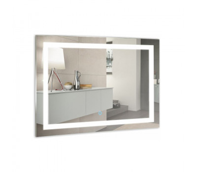 Зеркало AZARIO Ливия 800х600, LED-подсветка с диммером, сенсорный выключатель ФР-00000942 