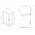 Душевой уголок ABBER Schwarzer Diamant AG02129BH черный матовый 