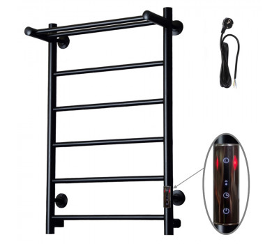 Полотенцесушитель Тругор Аспект Пэк сп 1 П 80х50 черный ВГП - сенсор черный 