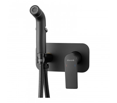 Гигиенический душ со смесителем Shevanik S4105H, черный