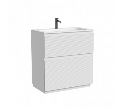 Тумба напольная SANCOS Folk Floor 790х445х850, c двумя ящиками оснащенными доводчиками, Bianco, арт.FL80FW 