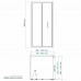 Душевой уголок WasserKRAFT  78F19 Хром 