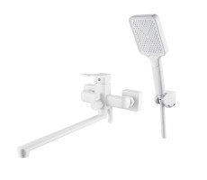 Смеситель для ванны Shevanik S9922C, белый