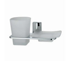 Стакан/мыльница WasserKRAFT Leine K-5000 5026 Хром 