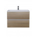 Тумба с раковиной для ванной подвесная Uperwood Barsa 70х45х57 см, белая/дуб сонома, раковина белая 293020546 Тумба с раковиной для ванной подвесная Uperwood Barsa 70х45х57 см, белая/дуб сонома, раковина белая 293020546