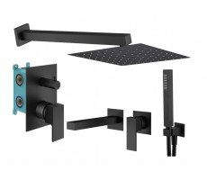 Комплект Plumberia Selection KITTG18NO220 Черный матовый Комплект Plumberia Selection KITTG18NO220 Черный матовый