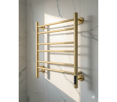 Полотенцесушитель электрический Comfysan Luce EC-6 60/50, MAT GOLD RAL 