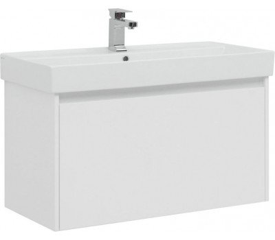 Тумба с раковиной Aquanet Nova Lite 90 белый (1 ящик) Тумба с раковиной Aquanet Nova Lite 90 белый (1 ящик)
