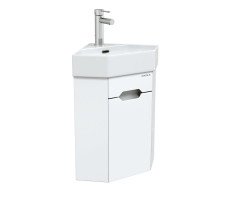 Тумба Onika Айленд 35 подвесная, белая, угловая (ум. Line) 103502 Тумба Onika Айленд 35 подвесная, белая, угловая (ум. Line) 103502