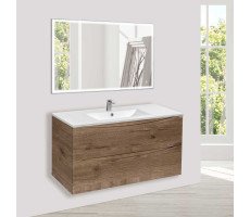 База под керамическую раковину Vincea Mia 1000 VMC-2MC100VO подвесная, 2 выкатных ящика soft close, V.Oak База под керамическую раковину Vincea Mia 1000 VMC-2MC100VO подвесная, 2 выкатных ящика soft close, V.Oak