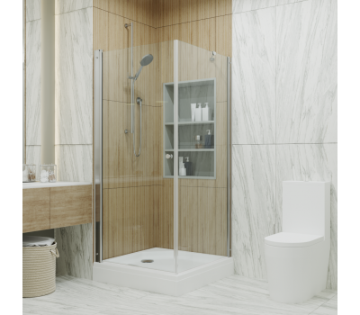 Душевое ограждение Форта-Хром 90х90, квадрат, низкий поддон Triton Щ0000053344 