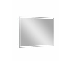 Зеркало-шкаф CONTINENT Allure Led 1000х800 с датчиком движения, розеткой МВК044 