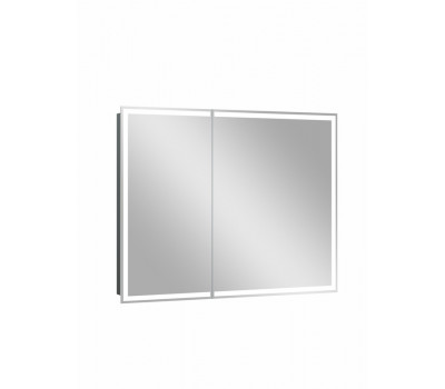 Зеркало-шкаф CONTINENT Allure Led 1000х800 с датчиком движения, розеткой МВК044 