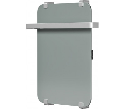 Полотенцесушитель электрический Allen Brau Infinity 60x44 с рейлингом 2.0, серебро браш 