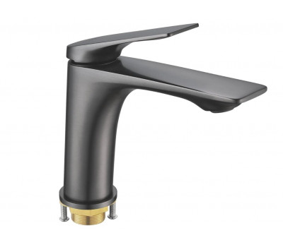 Смеситель для раковины Shevanik S9101T, оружейная сталь