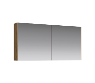 Зеркальный шкаф 120  см AQWELLA Mobi MOB0412+MOB0717DB Дуб балтийский 