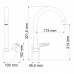 Смеситель для кухни WasserKRAFT Ruhr 24400 24407 Хром 