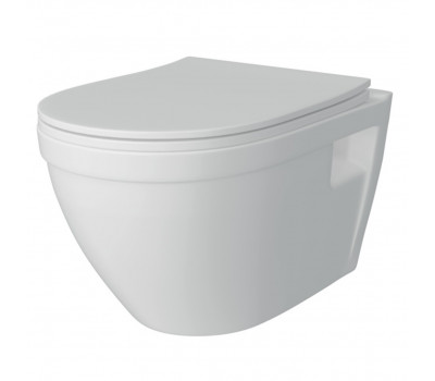 Унитаз подвесной Maretti Vittorio безободковый с микролифтом, VI10PBM82-844, белый Унитаз подвесной Maretti Vittorio безободковый с микролифтом, VI10PBM82-844, белый
