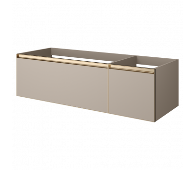 Тумба Armadi Art DAPHNE QUATRO 2 140см профиль MATT GOLD 790-M2-140-D-MG 