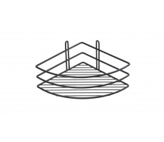 Полка Fixsen угловая одноэтажная черная FX-710B-1 