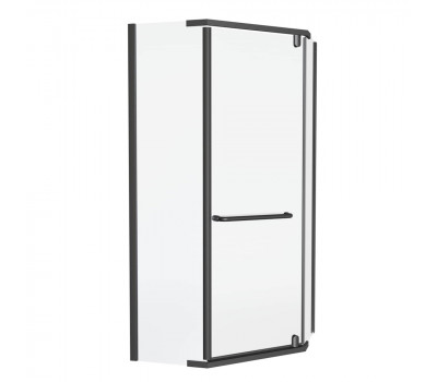 Душевой уголок Knotlor FCD090CG0GM 5-тиугольный 90х90х200 оружейная сталь  