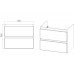 Тумба VIANT Мальта COMO 70 2 ящика подвесная белая 425х655х560 VMAL70COBEL-T2YP Тумба VIANT Мальта COMO 70 2 ящика подвесная белая 425х655х560 VMAL70COBEL-T2YP