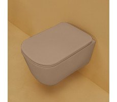 Унитаз подвесной Kerasan TRIBECA 511488 цвет: Bruno matt (сиденье отдельно) Унитаз подвесной Kerasan TRIBECA 511488 цвет: Bruno matt (сиденье отдельно)