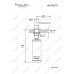 Диспенсер для жидкого мыла Feramolli CL071, хром 