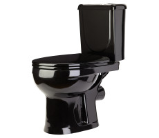 Унитаз-компакт Оскольская керамика Ирида Стандарт горизонтальный выпуск, с сиденьем, черный 40374110402 Унитаз-компакт Оскольская керамика Ирида Стандарт горизонтальный выпуск, с сиденьем, черный 40374110402