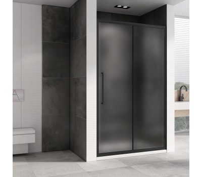 Душевая дверь ABBER Schwarzer Diamant AG30130BMH черный матовый 